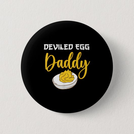 Deviled Egg Daddy  Ronde Button 5,7 Cm (Voorkant)