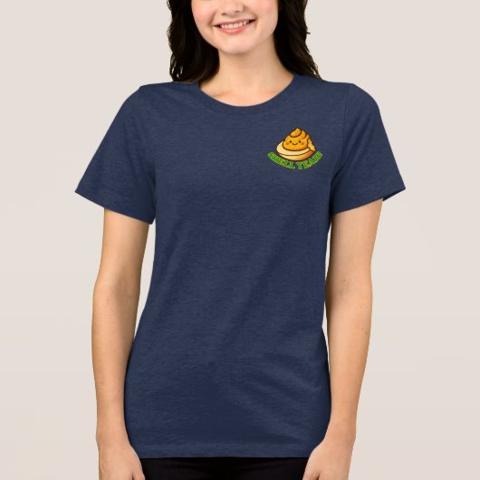 Deviled Egg Dealer Tri-Blend Shirt (Voorkant)