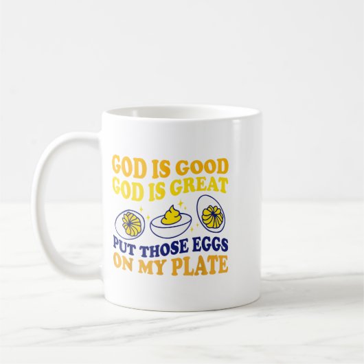 Deviled Egg Lover Funny Foodie Humor Apparel Uni-a Koffiemok (Links)