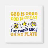 Deviled Egg Lover Funny Foodie Humor Apparel Uni-a Magneet (Voorkant)