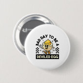 Deviled Egg Thanksgiving Eggs For Men Women Funny Ronde Button 5,7 Cm (Voorkant /achterkant)