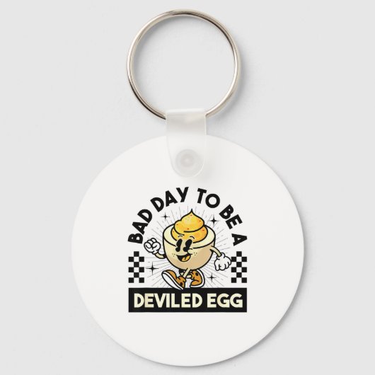 Deviled Egg Thanksgiving Eggs For Men Women Funny  Sleutelhanger (Voorkant)