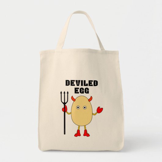 Deviled Egg Tote Bag (Voorkant)