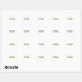 Deviled Eggs Je Weet Waarom Ik Hier Ben Deviled Eg Ronde Sticker (Vel)
