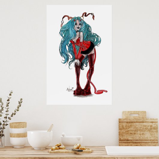 DevilGirl 07 Poster (Keuken)