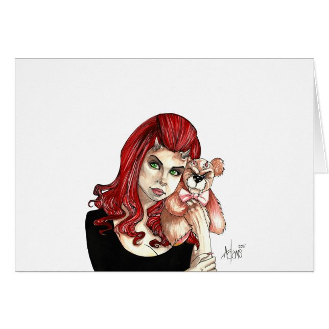 DevilGirl en haar Teddy (Voorkant Horizontaal)