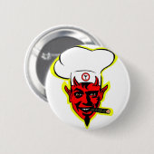 Devilish Chef Ronde Button 5,7 Cm (Voorkant /achterkant)