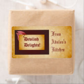 Devilish Delights Halloween Treats Baking Label (Insitu)