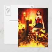 Devilish Glamor Briefkaart (Voorkant / Achterkant)