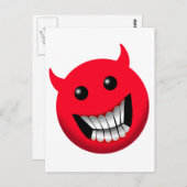 Devilish Smile Briefkaart (Voorkant / Achterkant)