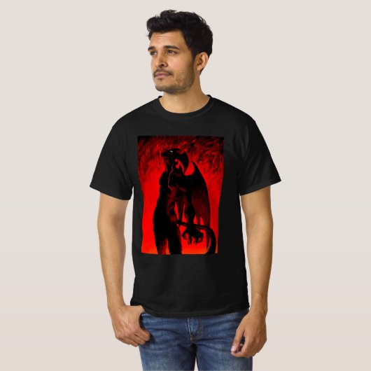 Devilman crybaby Akira Fudo T-shirt (Voorkant volledig)