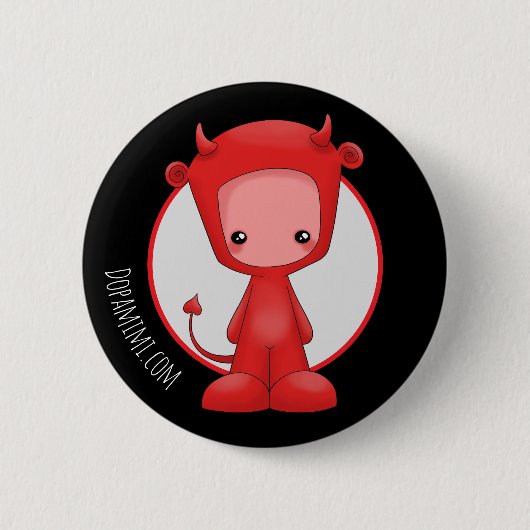 DevilMimi Ronde Button 5,7 Cm (Voorkant)
