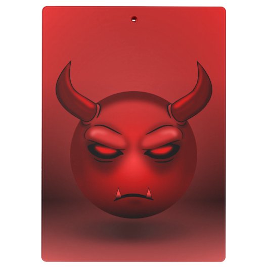 Devilmoji-blog Klembord (Achterkant)