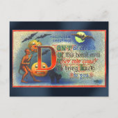 Devils and Bats Halloween Card Briefkaart (Voorkant)