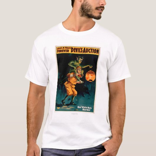 Devil's Auction White Man's Burden Theater T-shirt (Voorkant)