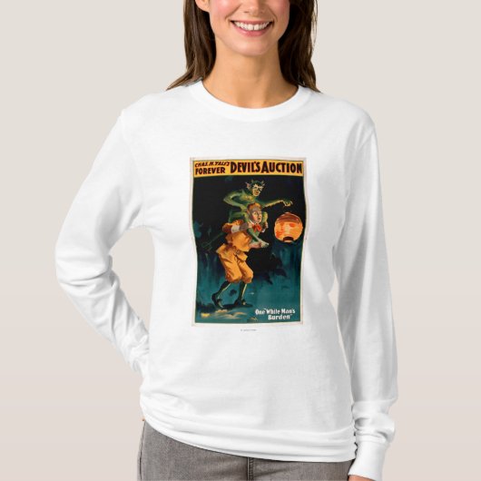 Devil's Auction White Man's Burden Theater T-shirt (Voorkant)