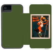 Devil's Auction Woman in Costume Theater 2 Incipio iPhone Portemonnee Hoesje (Agenda Open)