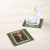 Devil's Auction Woman in Costume Theater 2 Kartonnen Onderzetters (Insitu)