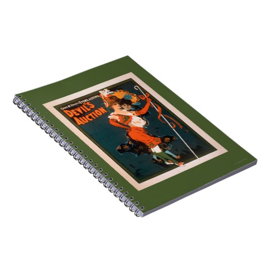 Devil's Auction Woman in Costume Theater 2 Notitieboek (Rechterzijde)
