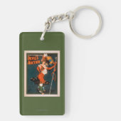 Devil's Auction Woman in Costume Theater 2 Sleutelhanger (achterkant)