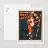 Devil's Auction Woman in Costume Theater 3 Briefkaart (Voorkant / Achterkant)