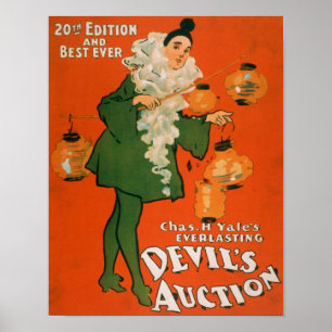 Devil's Auction Woman in Costume Theater 3 Poster