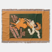 Devil's Auction Woman in Costume Theater Deken (Voorkant)