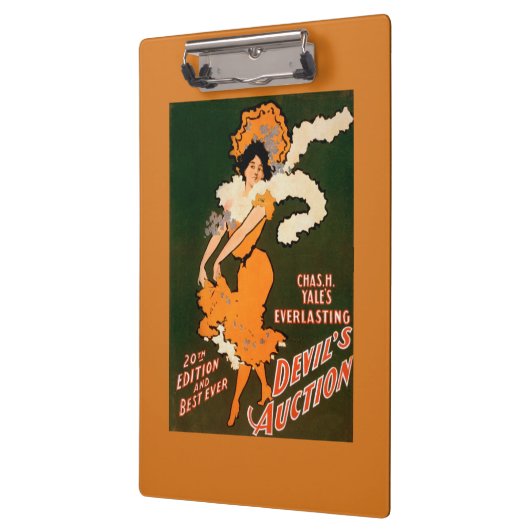 Devil's Auction Woman in Costume Theater Klembord (Links)