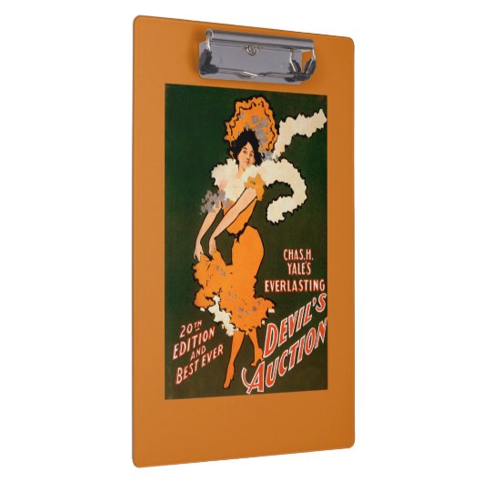 Devil's Auction Woman in Costume Theater Klembord (Rechts)