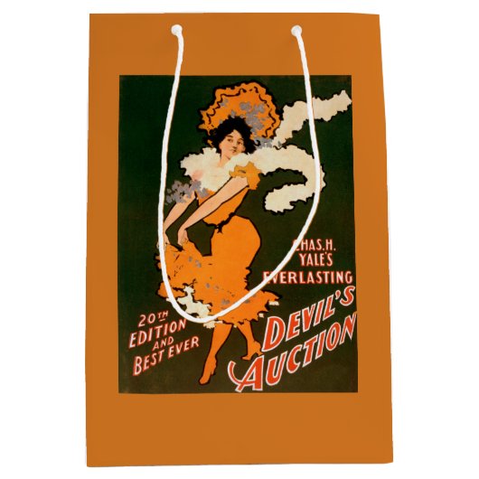 Devil's Auction Woman in Costume Theater Medium Cadeauzakje (Voorkant)