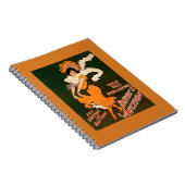 Devil's Auction Woman in Costume Theater Notitieboek (Rechterzijde)