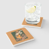 Devil's Auction Woman in Costume Theater Stenen Onderzetter (Zijkant)