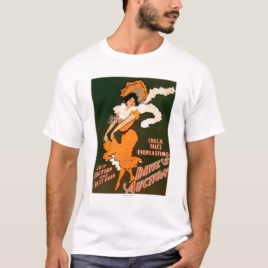 Devil's Auction Woman in Costume Theater T-shirt (Voorkant)