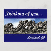 Devil's backbone in Loveland, CO Briefkaart (Voorkant)