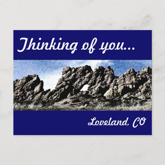 Devil's backbone in Loveland, CO Briefkaart (Voorkant)