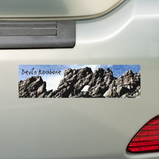 Devil's backbone in Loveland, CO Bumpersticker (Op auto)