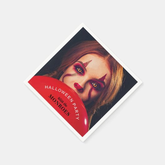 Devil's ballon, Halloween Party Servet (Hoek)