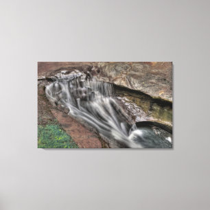 Devil's Bathtub, Hocking Hills, Ohio Canvas Afdruk