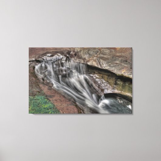 Devil's Bathtub, Hocking Hills, Ohio Canvas Afdruk (Voorkant)