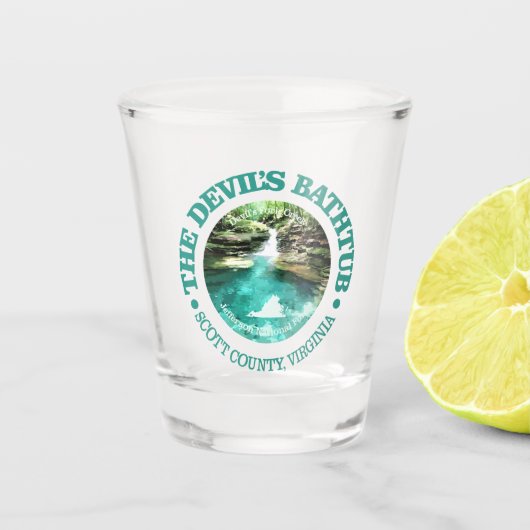 Devils Bathtub (Va) Shot Glas (Voorkant)