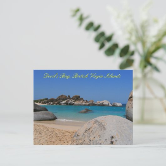 Devils Bay BVI Briefkaart (Staand voorkant)