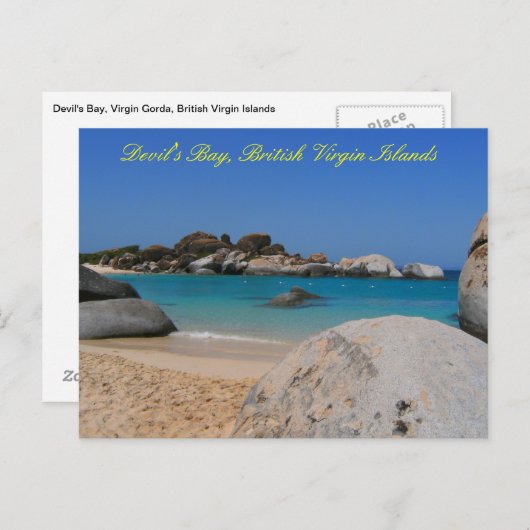 Devils Bay BVI Briefkaart (Voorkant / Achterkant)