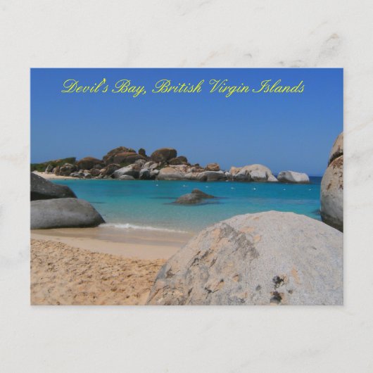 Devils Bay BVI Briefkaart (Voorkant)