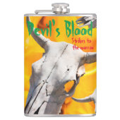 Devil's bloed heupfles (Voorkant)