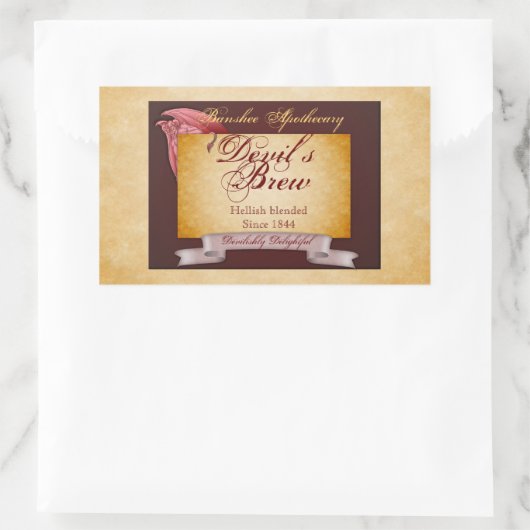  Devil's Brew Halloween Bottle Stickers (Tas)