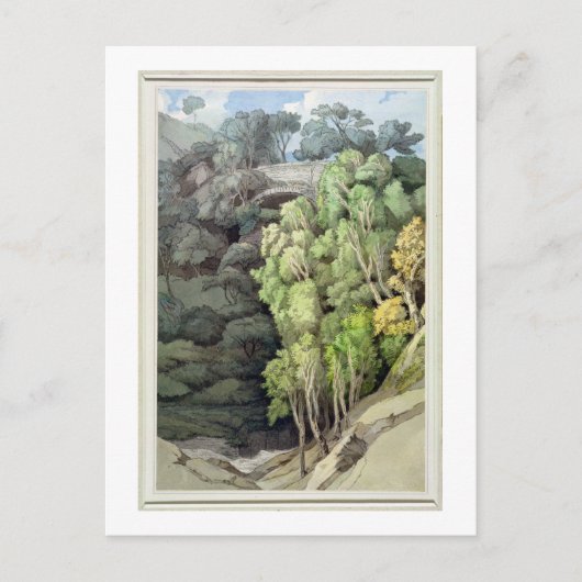 Devil's Bridge, 1810 (m/v c met pen en inkt boven  Briefkaart (Voorkant)