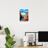 Devil's Bridge Duitsland Reisprint Poster (Thuiskantoor)