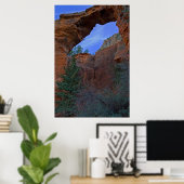 Devil's Bridge in Sedona, AZ 3445 Poster (Thuiskantoor)