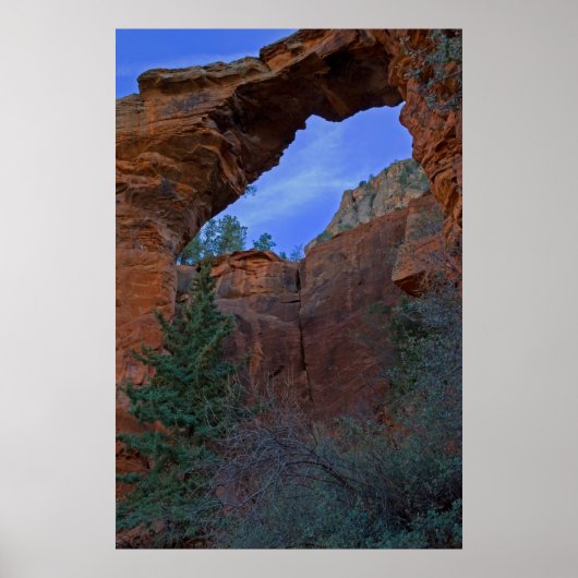 Devil's Bridge in Sedona, AZ 3445 Poster (Voorkant)