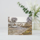 Devils Bridge Kirkby Lonsdale Kunstprint Briefkaart (Staand voorkant)